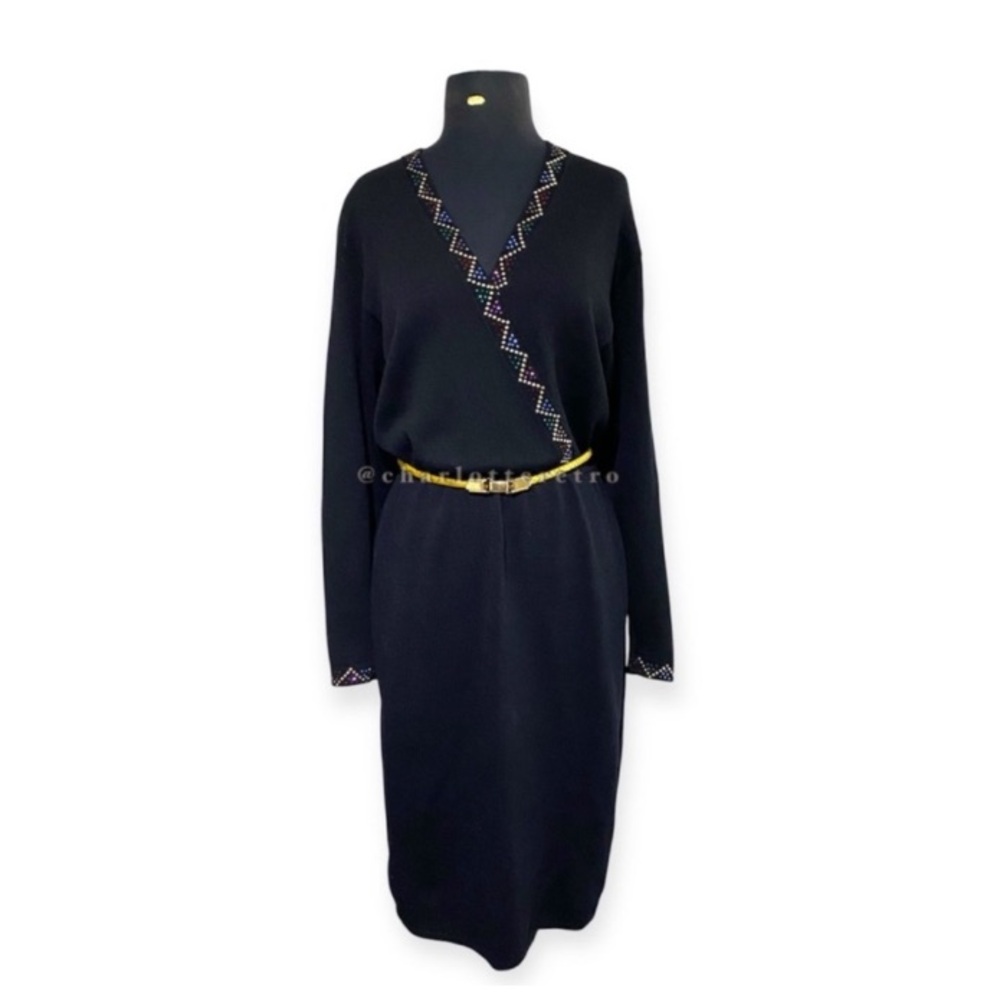 vtg St. John x Saks Fifth Avenue • Santana Knit Dress